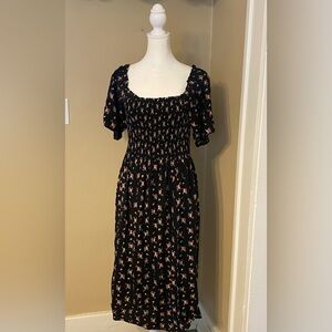 EUC TOPSHOP Floral Midi Dress 4 (Can fit larger sizes too)